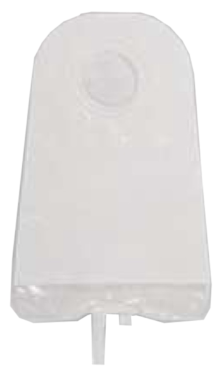 Sacca urostomia natura con chiusura fold-up tap trasparente 38mm