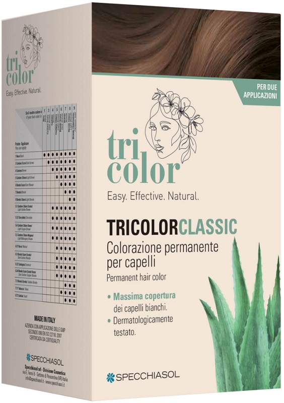 Tricolor classic 5 castano caffe' 2 tubi 50 ml + 2 shaker 50 ml + 4 bustine 8 ml — confronto prezzi