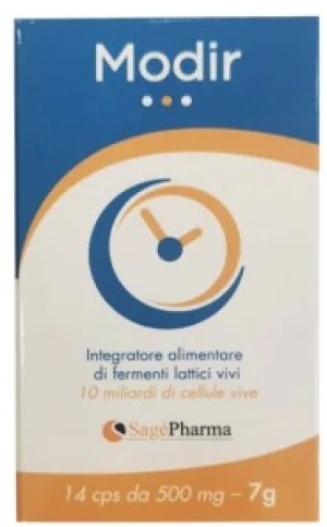 Modir Integratore Di Fermenti Lattici Per La Flora Intestinale 14 Capsule — confronto prezzi