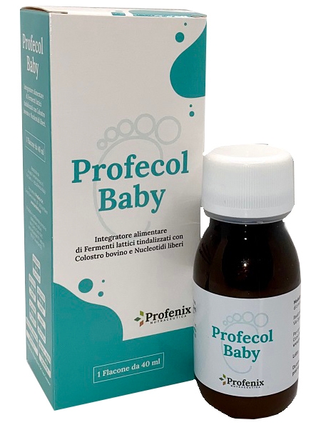 Profenix Profecol baby 40 ml - Integratore alimentare per la flora intestinale, flacone da 40 ml