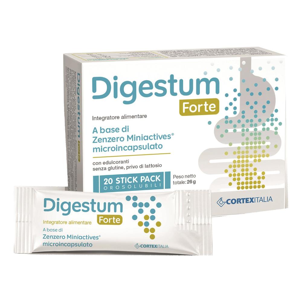 Digestum Forte Integratore Per Il Sistema Digerente 20 Stick Pack Orosolubili