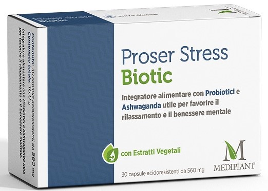 Proser Stress Biotic Integratore Per Favorire Benessere Mentale E Rilassamento 30 Capsule