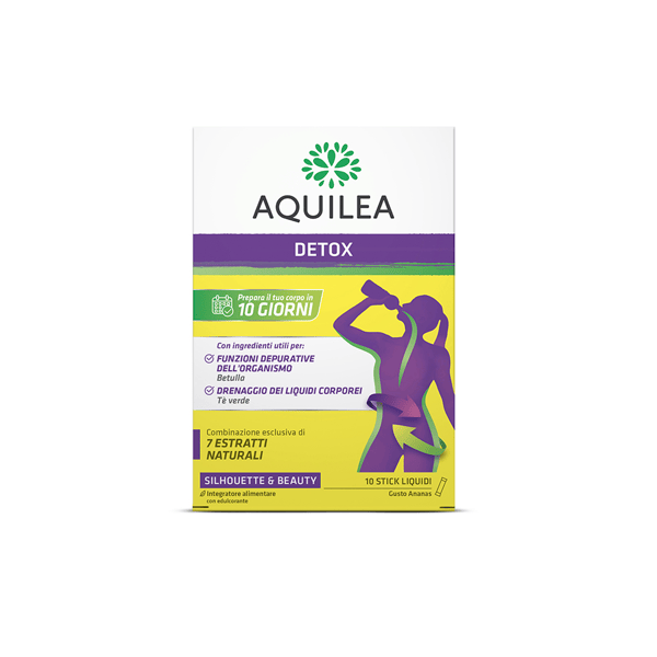 Aquilea Detox Integratore Depurativo 10 Stick