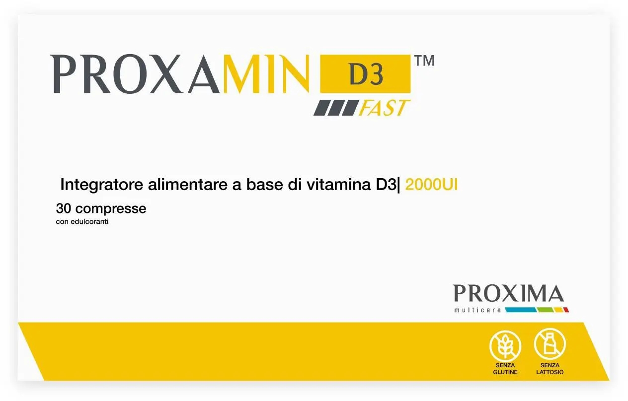 Proxamin D3 Fast Integratore Per Ossa E Sistema Immunitario 30 Compresse