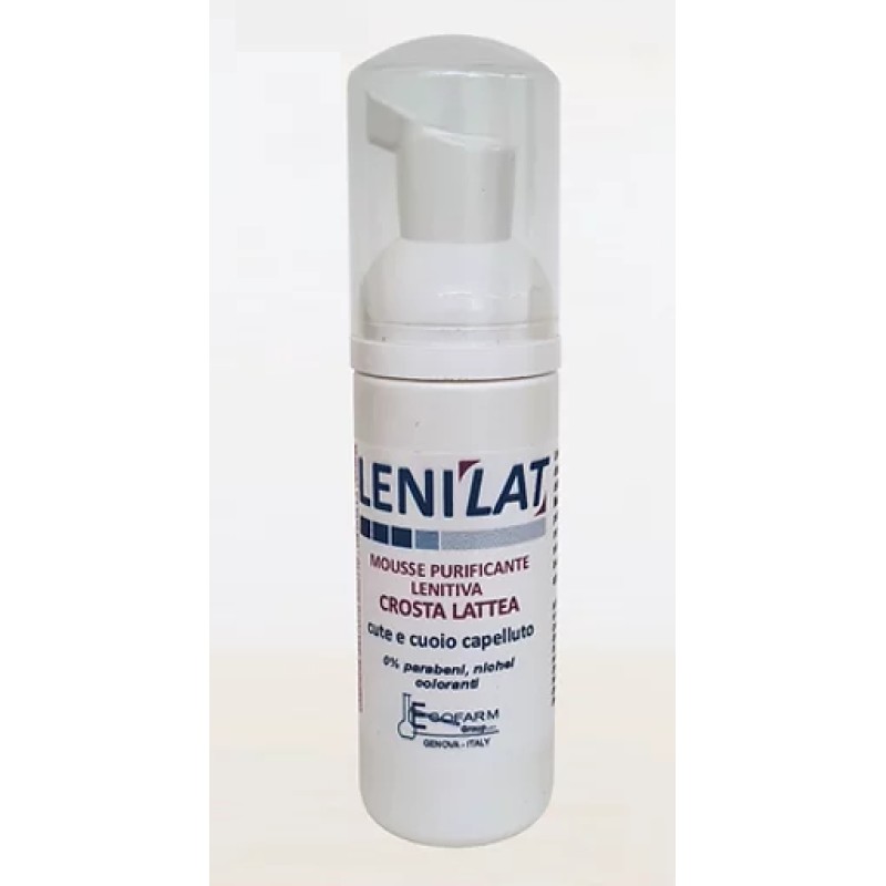 Lenilat mousse lenitiva purificante crosta lattea cute e cuoio capelluto 40 ml