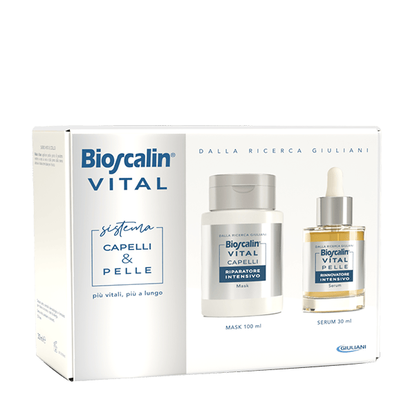 Bioscalin Vital Sistema Capelli & Pelle Maschera Capelli + Siero Rinnovatore