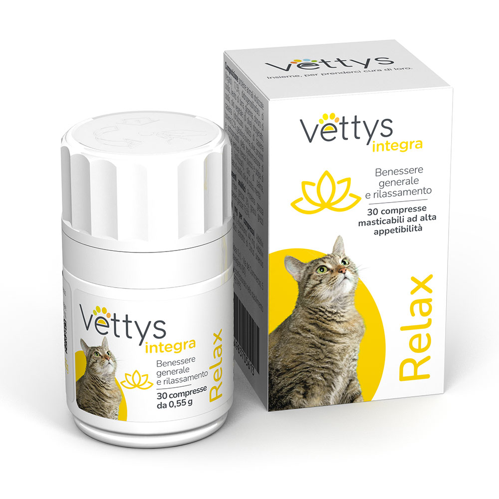 Vettys Integra Relax Gatto 30 Compresse da 0.55 g — confronto prezzi