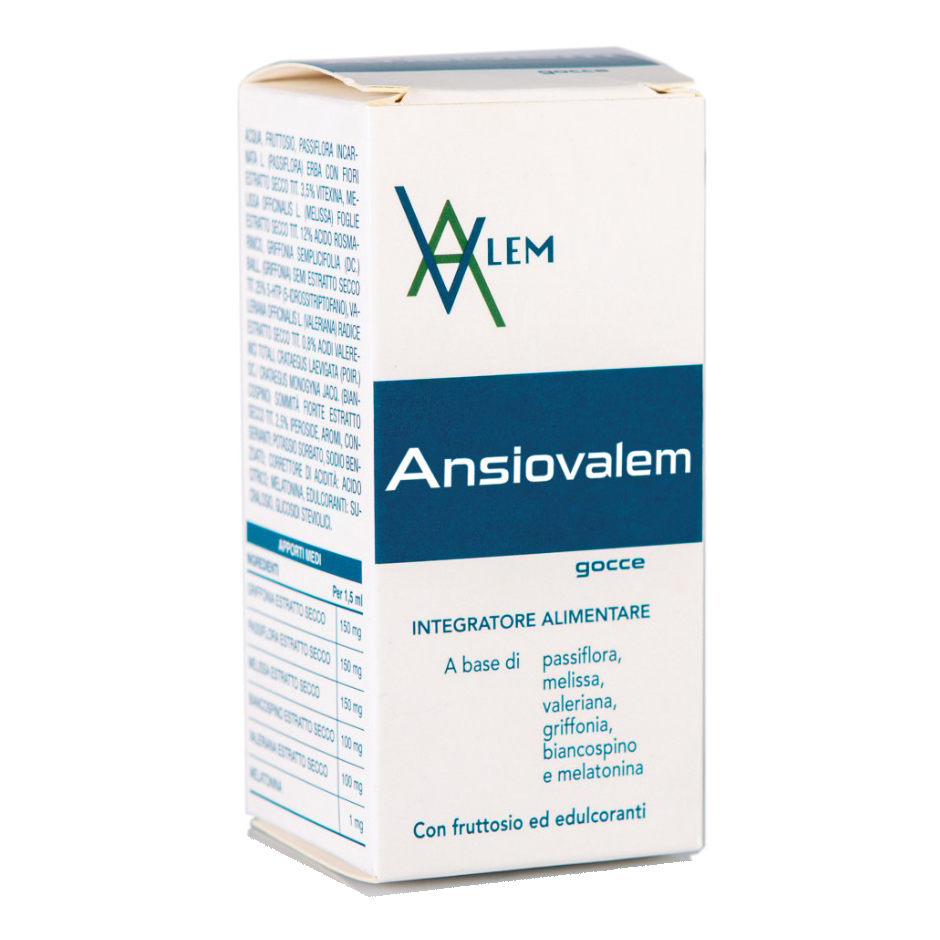 Ansiovalem Integratore Per Il Riposo Notturno Gocce Orali 30ml — confronto prezzi