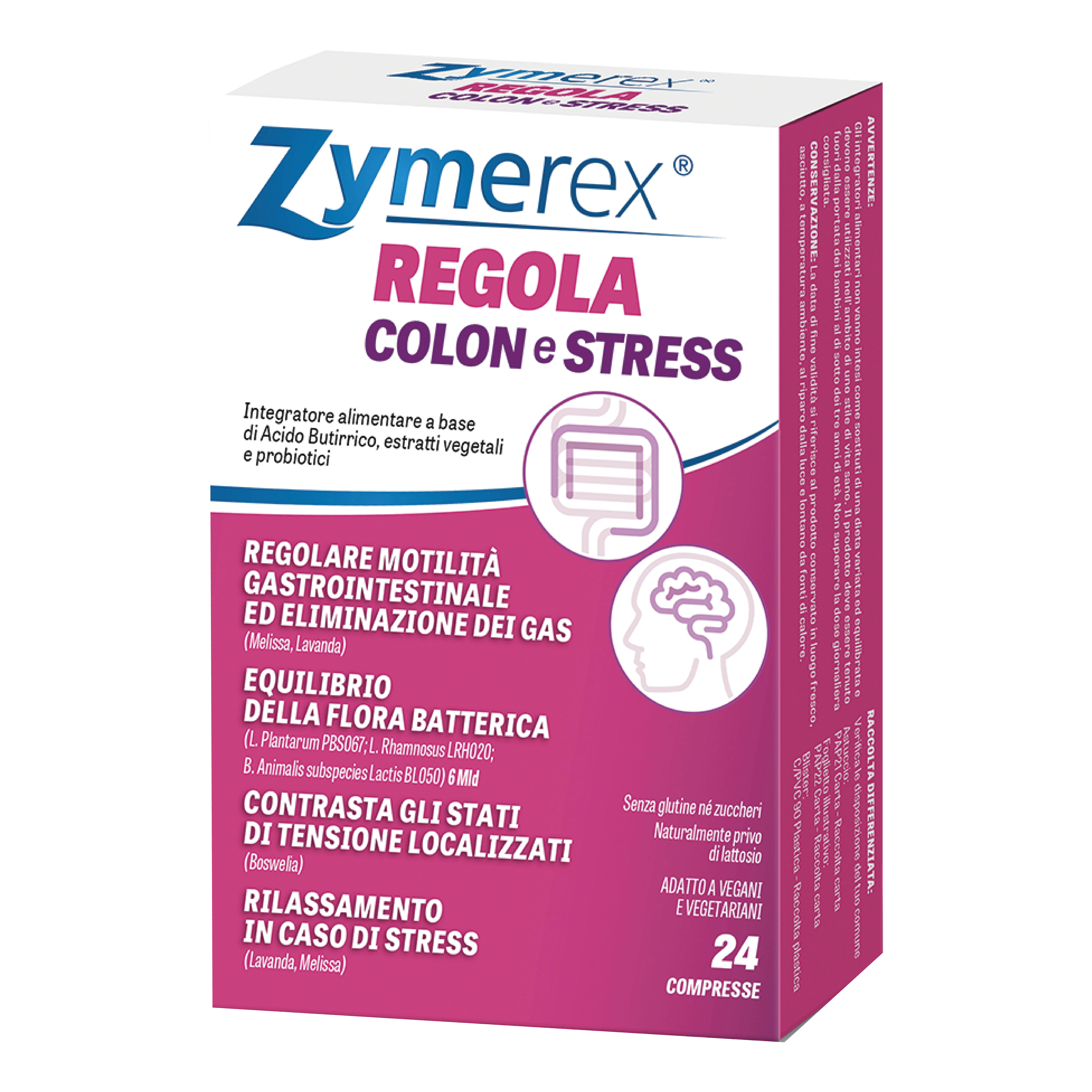Zymerex regola colon e stress 24 compresse