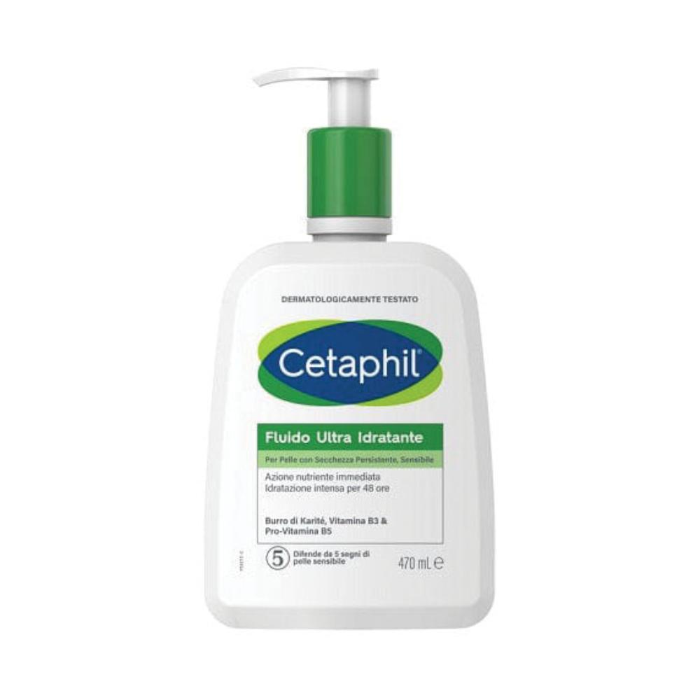 Cetaphil - Fluido Ultra Idratante Pelle Secca Viso e Corpo Confezione 470 Ml