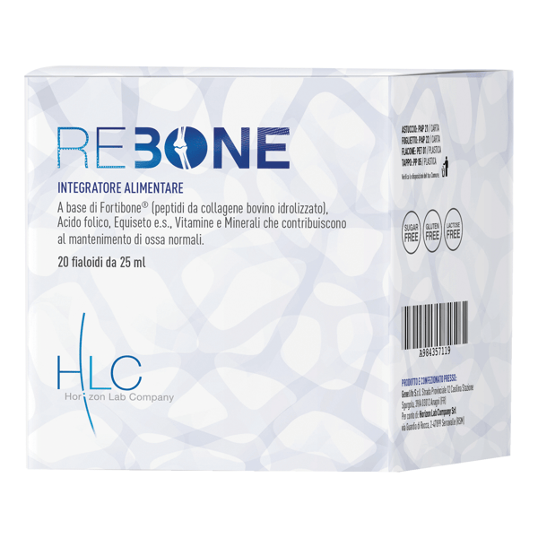Rebone 20 Flaconcini Integratore Collagene Salute Ossa e Articolazioni