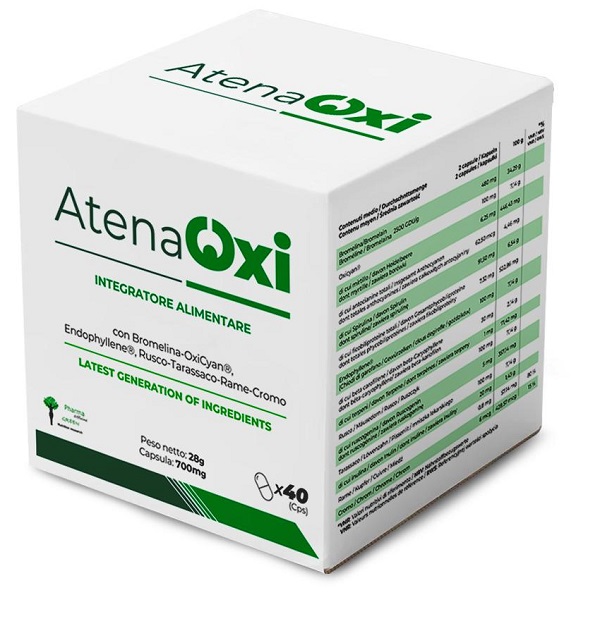 Atenaoxi Integratore Per Il Microcircolo E Il Drenaggio Dei Liquidi Corporei 40 Capsule — confronto prezzi