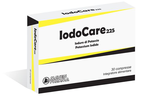 Iodocare 225 Ioduro Potassio Integratore Per Funzione Tiroidea 30 Compresse