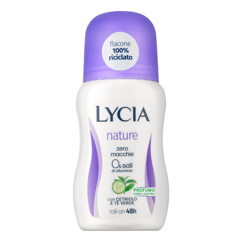 Lycia - Deodorante Roll On Cetriolo e Tè Verde Confezione 50 Ml