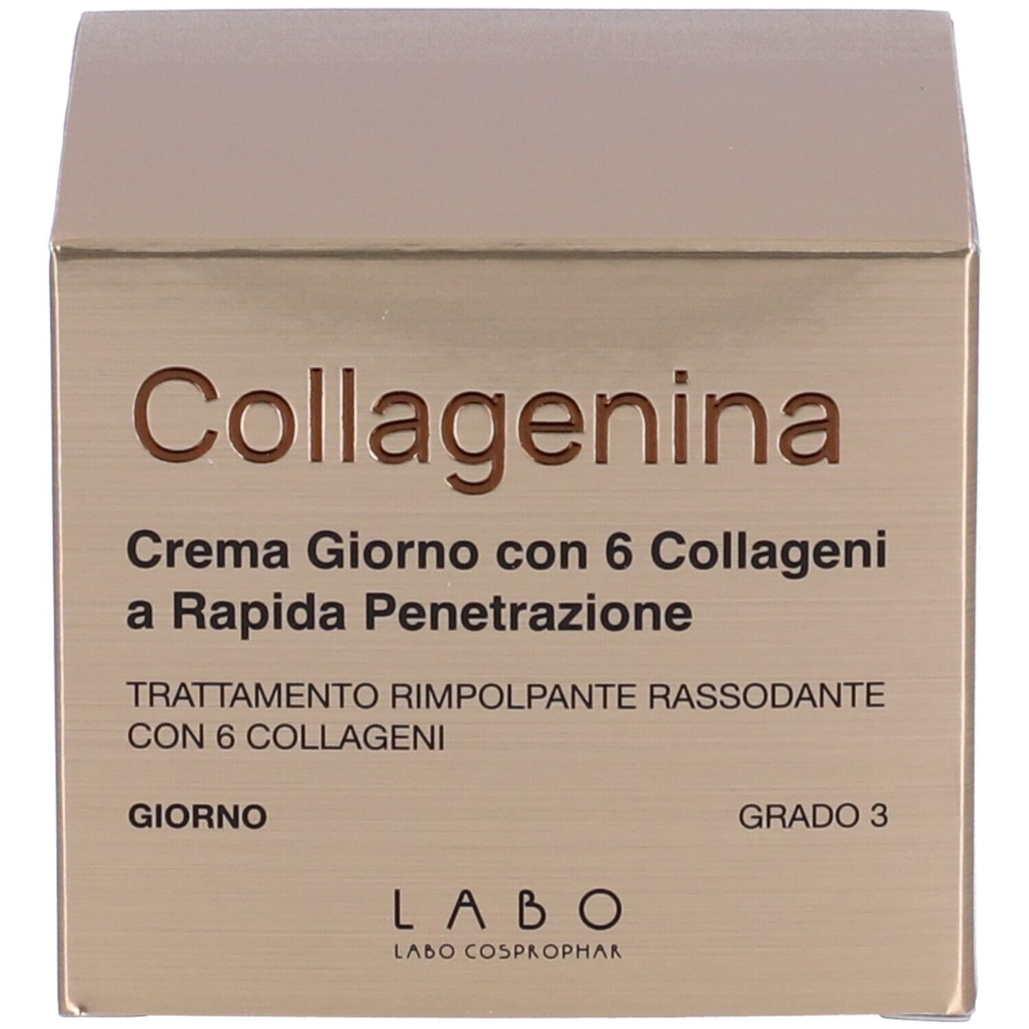 LABO Collagenina Crema Giorno con 6 collageni a Rapida Penetrazione Grado 3 50 ml giorno