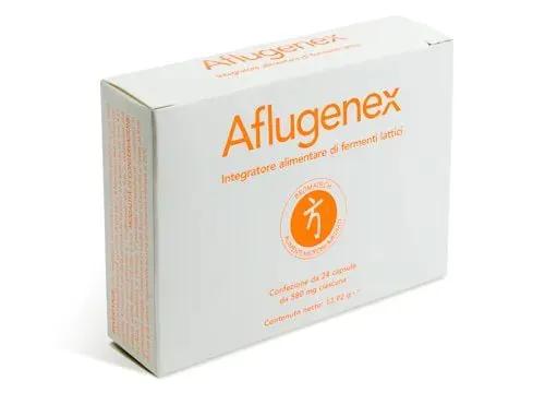 Aflugenex Integratore con Fermenti Lattici 24 Capsule