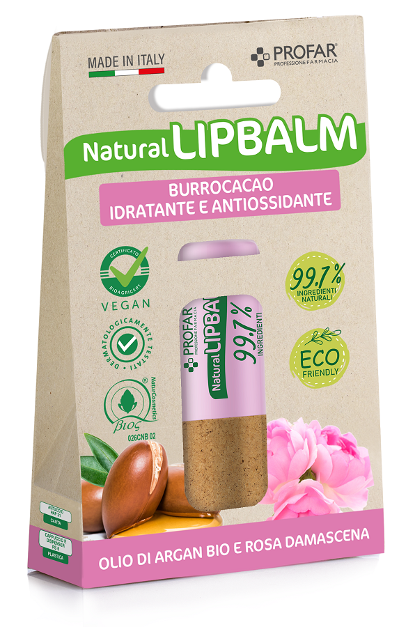 Profar Natural Lipbalm Burrocacao Idratante e Antiossidante, 5.5ml