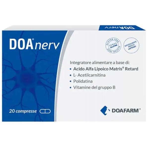 Doanerv Integratore per Metabolismo Energetico e Sistema Nervoso 20 Compresse