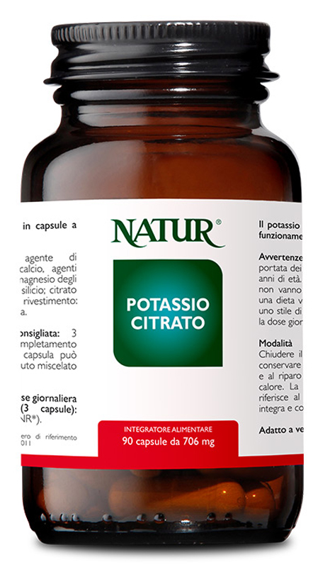 Natur Potassio Citrato 90 Capsule