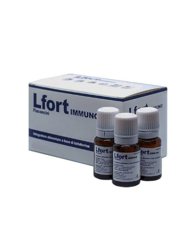 Lfort 100 Immuno Integratore Di Lattoferrina 15 Flaconcini Da 10ml