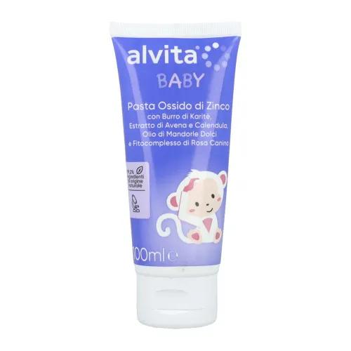 Alvita Baby Pasta Ossido Zinco Cambio Pannolino Per Pelle Delicata 100 Ml