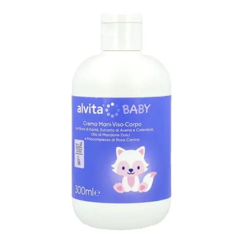 Alvita Baby Crema Mani Viso Corpo 300 ml