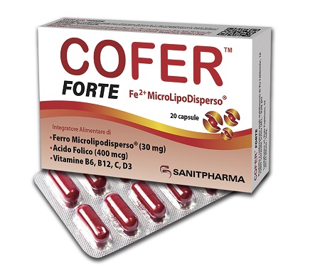 Sanitpharma Cofer Forte - Ricostituente per la carenza di minerali, 20 capsule integratore ferro — confronto prezzi