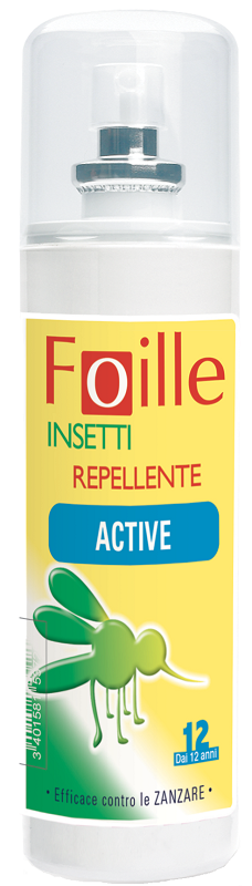 Foille - Spray Insetti Repellente Zanzare Active Confezione 100 ML