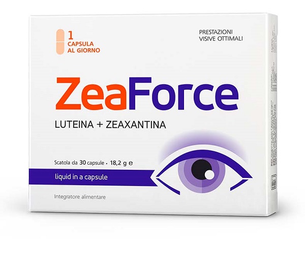 Zeaforce Luteina + Zexantina Integratore Per La Funzione Visiva 30 Capsule