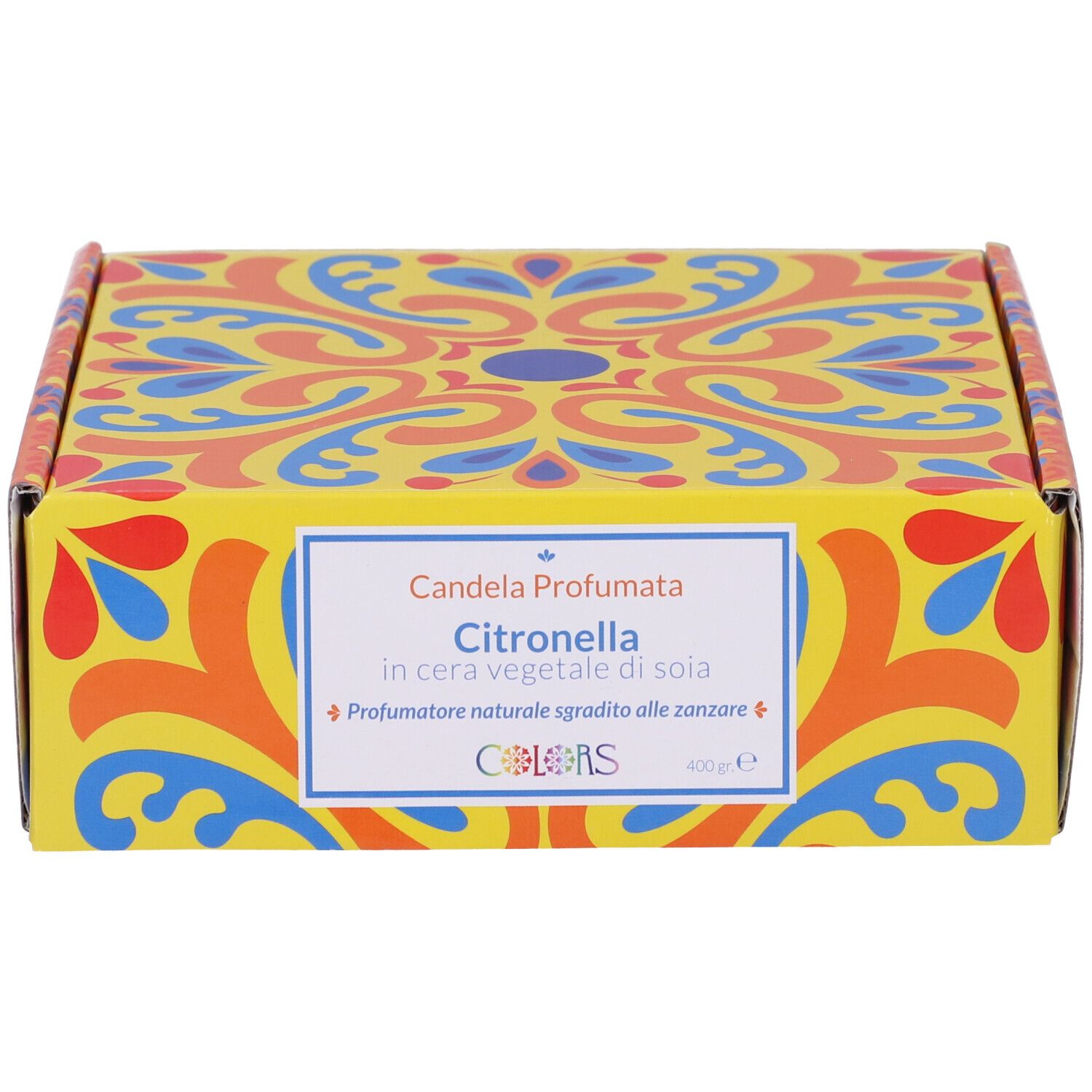 Colors Candela Profumata in Cera Vegetale di Soia Citronella 1 pz Altro