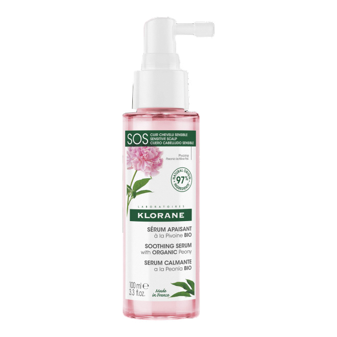 Klorane Siero Lenitivo alla Peonia BIO 100 ml - Trattamento Cuoio Capelluto Sensibile
