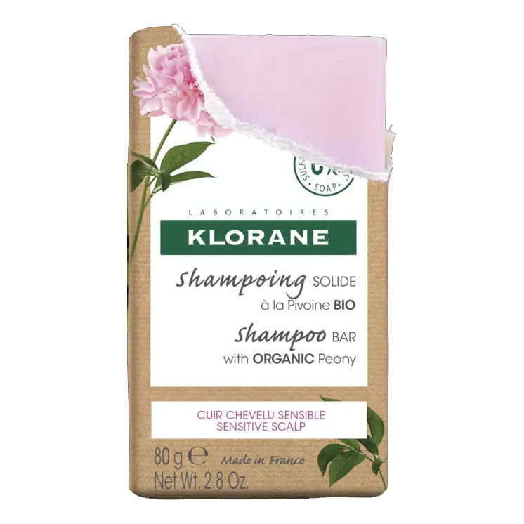 Shampoo Solido Peonia Klorane | Duo Lenitivo | 2x80g + Porta-Shampoo