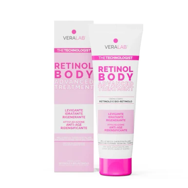 Veralab - Retinol Body Crema Levigante, Idratante E Rigenerante Corpo Confezione 150 Ml