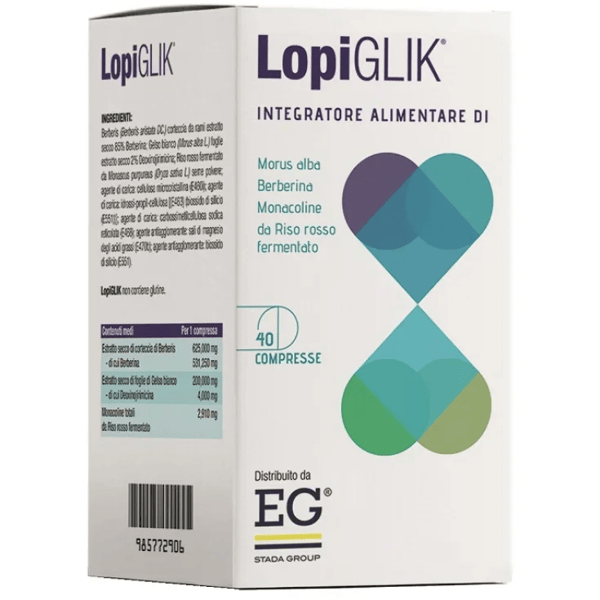 Lopiglik Integratore per il Controllo Glicemico e il Benessere Metabolico 40 Compresse