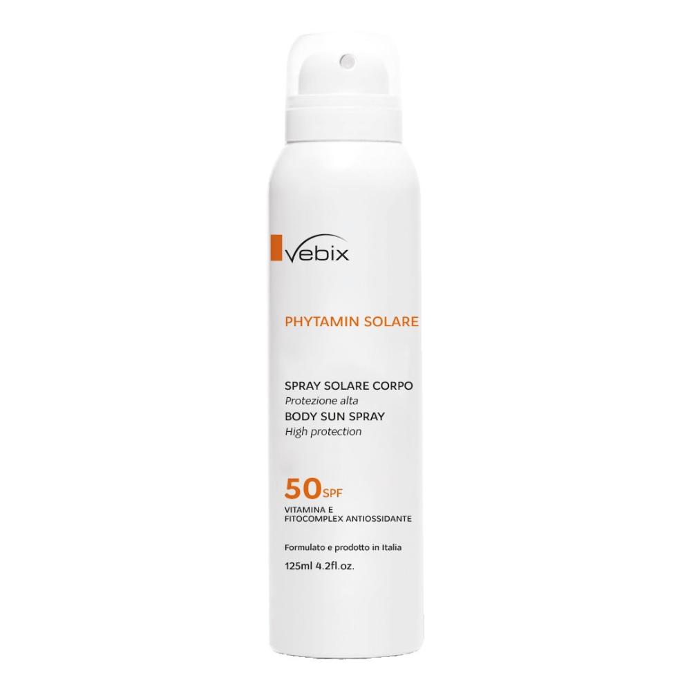 Vebix phytamin solare spray solare spf 50 125 ml