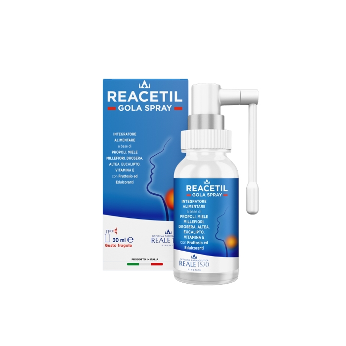Reacetil Gola Spray integratore per benessere della gola