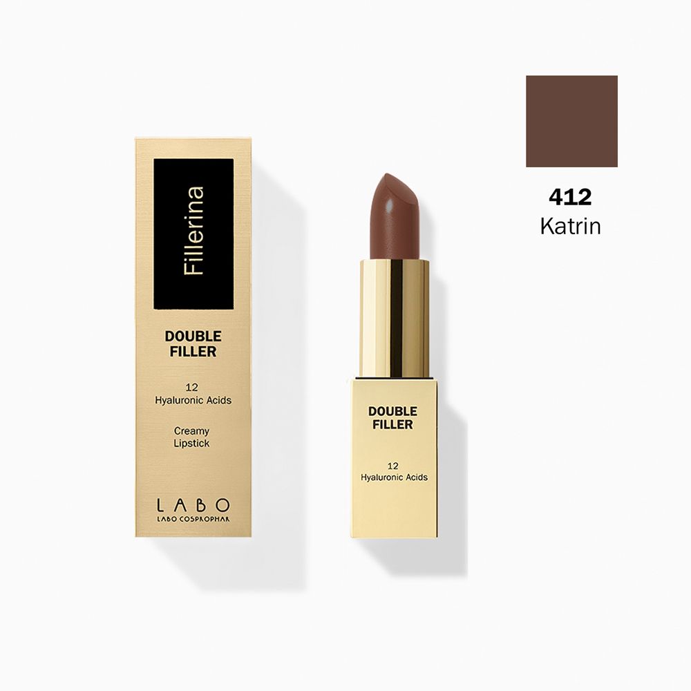 Labo Fillerina Double Filler 12 Hyaluronic Acids Creamy Rossetto Colore 412 Katrin 3,5 ml