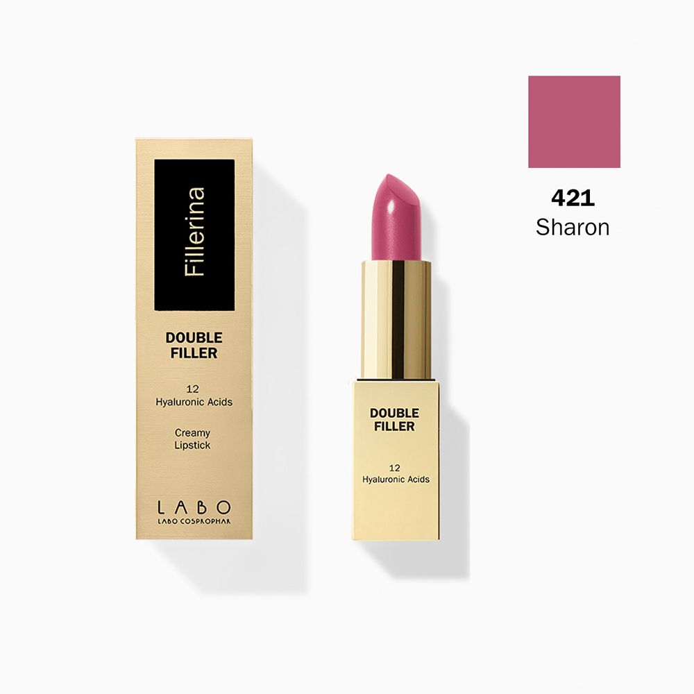 LABO Fillerina Double Filler 12 Hyaluronic Acids Creamy Rossetto Colore 421 Sharon 3,5 ml