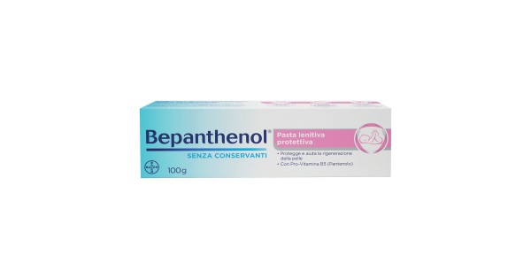 Bepanthenol Pasta Lenitiva Protettiva Per Prurito E Irritazioni Da Pannolino 100 g