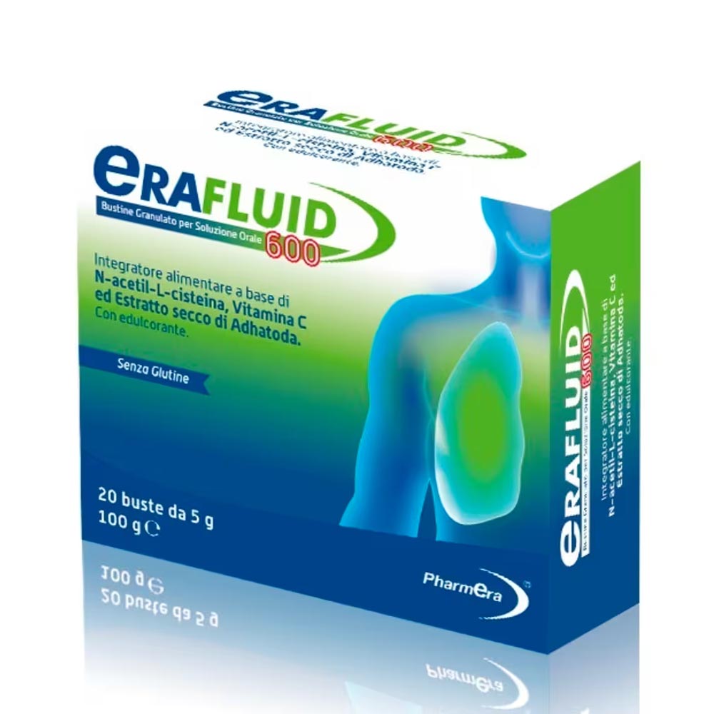 Pharmera Erafluid 600 Integratore Alimentare, 20 Bustine — confronto prezzi