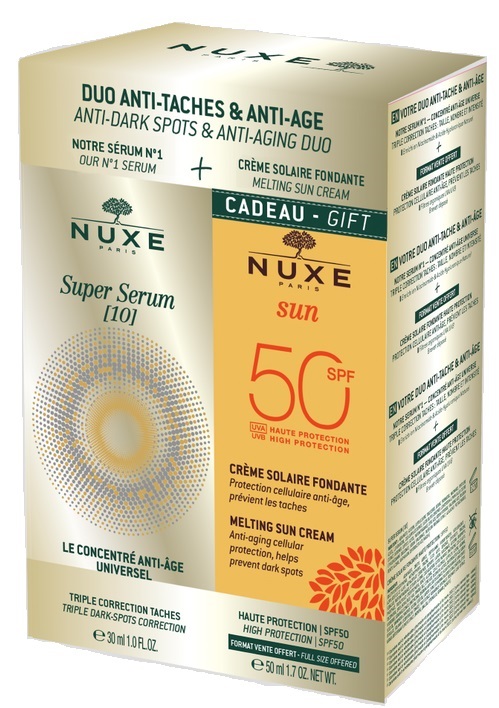 Nuxe kit super serum 30 ml + sun crema viso spf 50 50 ml