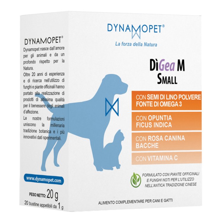 Digea M Small Mangime Complementare Per Le Fisiologiche Condizioni Metaboliche Di Cani Piccoli E Gatti 20 Bustine