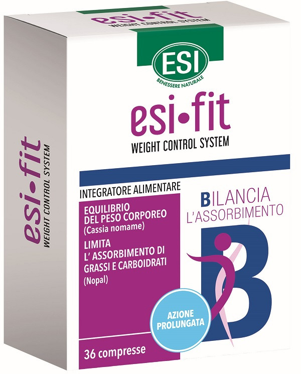 Esi Fit Bilancia azione prolungata per regolare l'assorbimento di carboidrati e grassi 36 compresse