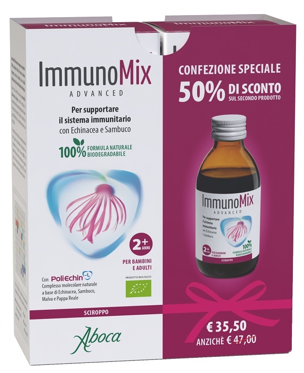 IMMUNOMIX ADVANCED SCIROPPO CONFEZIONE SPECIALE 2 PEZZI