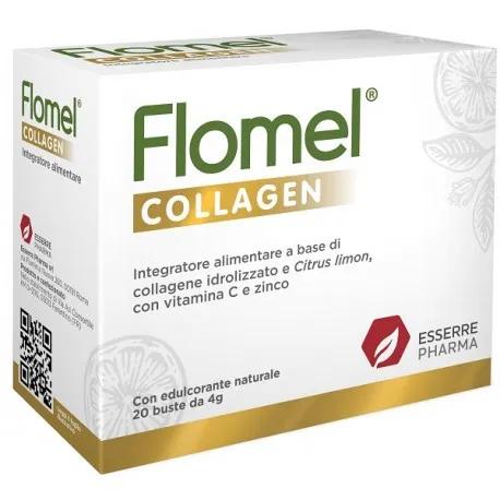 Esserre Pharma Flomel Collagen Integratore Alimentare Per Pelle Capelli Unghie 20 Bustine