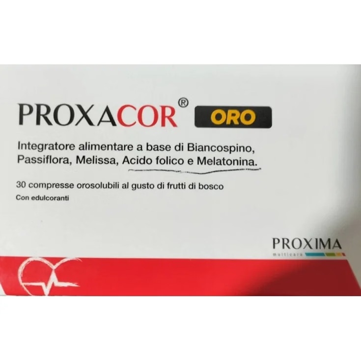 Proxacor Oro Integratore Per Il Rilassamento E Il Sonno 30 Compresse Orosolubili