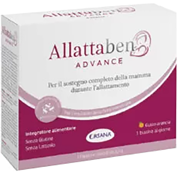 Allattaben Advance Integratore Completo Per La Mamma In Allattamento 14 Bustine