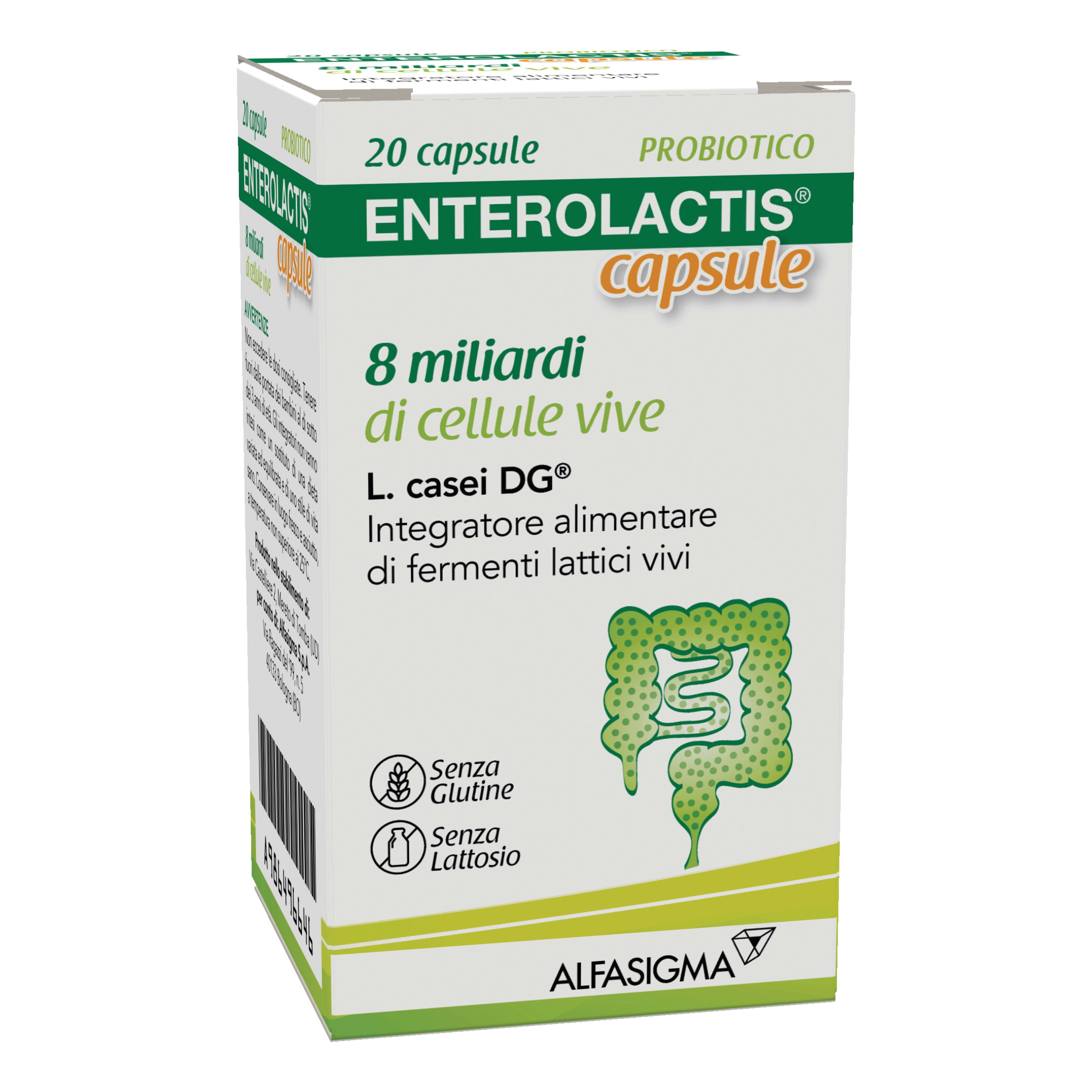 Enterolactis 20 capsule — confronto prezzi