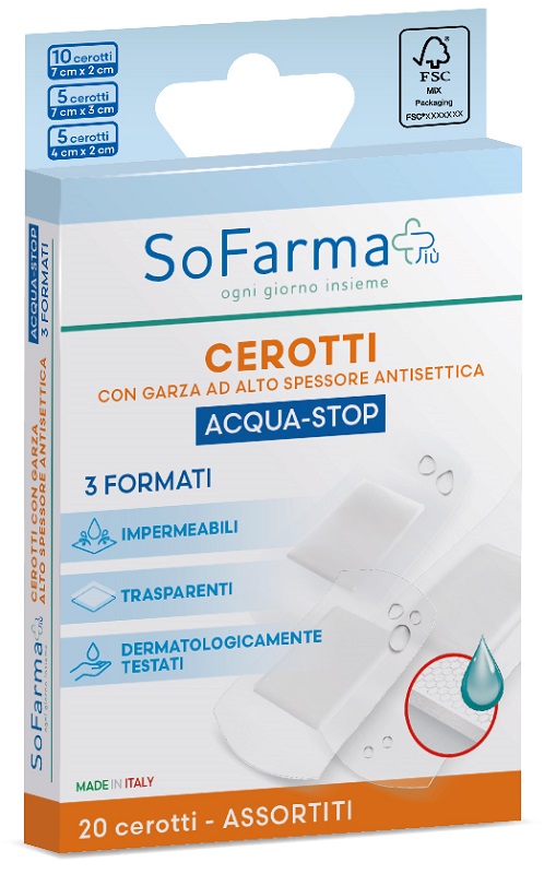 Sf+ cer acqua assor 20p