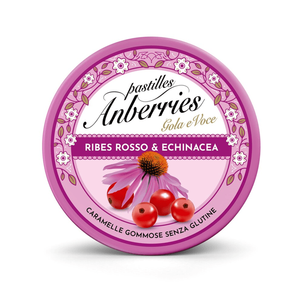 Anberries Gola e Voce Pastiglie Ribes Rosso & Echinacea 50 g — confronto prezzi